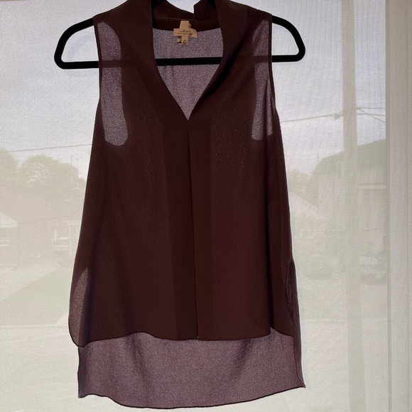 Aritzia wilfred nuit sleeveless  top in eggplant colour - Picture 1 of 10
